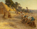 Glaneuses devant di vecchie mole - Léon Augustin Lhermitte — vista dell’opera