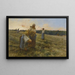 Glaneuses le soir - Léon Augustin Lhermitte — quadro incorniciato alla parete