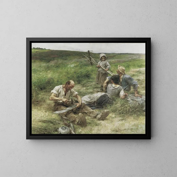 Fauchage - Léon Augustin Lhermitte — quadro incorniciato alla parete