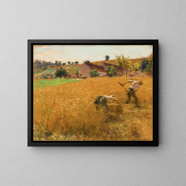 La Moisson - Léon Augustin Lhermitte — quadro incorniciato alla parete