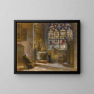 Lon Augustin Lhermitte - La Prire glise SaintBonnet.webp