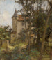 I dintorni di un castello gotico - Léon Augustin Lhermitte — vista dell’opera