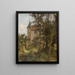 I dintorni di un castello gotico - Léon Augustin Lhermitte — quadro incorniciato alla parete