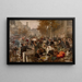 Les Halles - Léon Augustin Lhermitte — quadro incorniciato alla parete