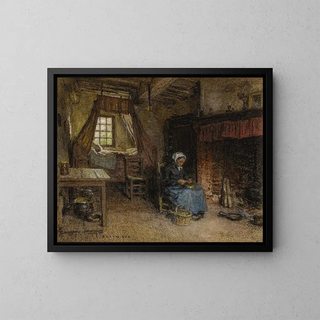 Lon Augustin Lhermitte - Paysanne devant ltre.webp