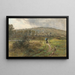 L'orage approchant - Léon Augustin Lhermitte — quadro incorniciato alla parete