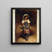 Donna Italiana - Léon Bonnat — quadro incorniciato alla parete