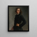 Ritratto di Monsieur Allard - Léon Bonnat — quadro incorniciato alla parete