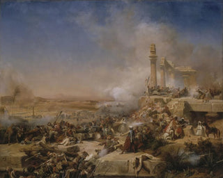 Bataille d'Héliopolis - Léon Cogniet — vista dell’opera