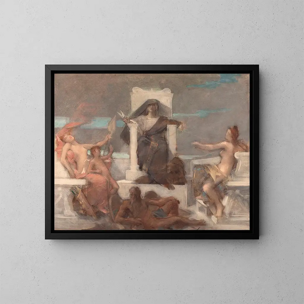 Le Destin - Léon François Comerre — quadro incorniciato alla parete