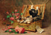 Un panier de chats - Léon Huber — vista dell’opera