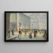 Les Halles, Parigi - Léon Lemaitre — quadro incorniciato alla parete