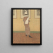 Dame in esposizione - Léon Spilliaert — quadro incorniciato alla parete