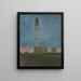 Il faro di Ostenda all'alba - Léon Spilliaert — quadro incorniciato alla parete