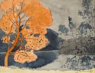 stagno in autunno - Léon Spilliaert — vista dell’opera