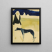 Donna con levriero - Léon Spilliaert — quadro incorniciato alla parete
