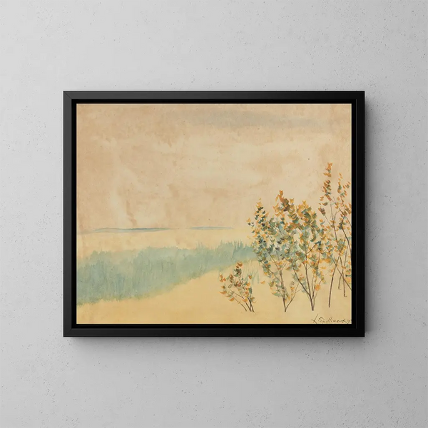 Paesaggio - Léon Spilliaert — quadro incorniciato alla parete