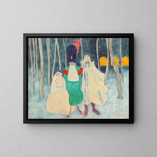 Mascarade Léopold II, Napoleone e il fiorista - Léon Spilliaert — quadro incorniciato alla parete