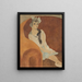 Bambola su una poltrona - Léon Spilliaert — quadro incorniciato alla parete