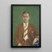Portrait d'Adolphe Van Glabbeke - Léon Spilliaert — quadro incorniciato alla parete