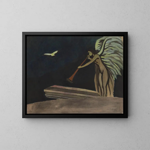 Resurrezione - Léon Spilliaert — quadro incorniciato alla parete