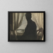 Silhouette del pittore - Léon Spilliaert — quadro incorniciato alla parete