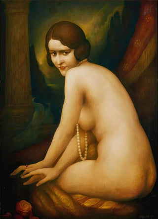 Lonard Sarluis - Woman With A Pearl Necklace.webp