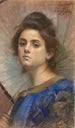 Jeune femme à l'ombrelle - Lonie De Loghades — vista dell’opera