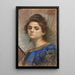 Jeune femme à l'ombrelle - Lonie De Loghades — quadro incorniciato alla parete