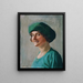 Autoritratto - Lore Scheid — quadro incorniciato alla parete