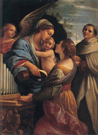 Lorenzo Garbieri - Madonna with the Child Saint Cecily and Saint Albert.webp