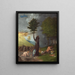 Allegoria della virtù e del vizio - Lorenzo Lotto — quadro incorniciato alla parete