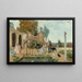 Alla Villa Borghese - Lorenzo Valles — quadro incorniciato alla parete