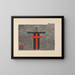 Uomo - Lothar Schreyer — quadro incorniciato alla parete