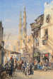 Una strada al Cairo - Louis-Amable Crapelet — vista dell’opera