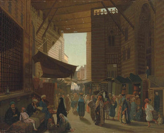 Al bazar del Cairo - Louis-Émile Pinel de Grandchamp — vista dell’opera