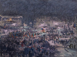 LouisGilbert Bellan - La Marseillaise chante  la loggia de lOpra par Me Chenal le 12 novembre 1918.webp
