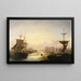 Marine - Louis-Honoré-Frédéric Gamain — quadro incorniciato alla parete