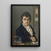 Autoportrait - Louis-Marie Autissier — quadro incorniciato alla parete