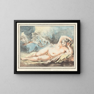 Giove e Danae - Louis-Marin Bonnet — quadro incorniciato alla parete