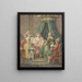 I complimenti del giorno di Capodanno - Louis-Marin Bonnet — quadro incorniciato alla parete