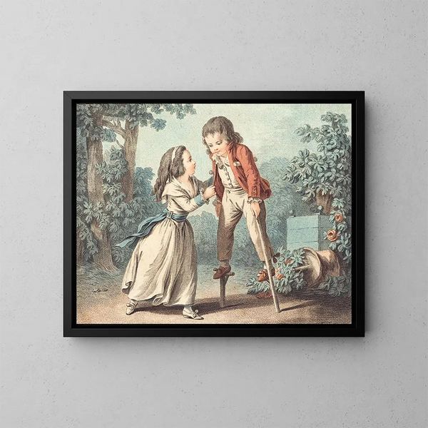 Le Cacce - Louis-Marin Bonnet — quadro incorniciato alla parete