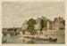 Vecchia Prefettura di Polizia quai des Orfèvres e Pont Neuf nel 1850 - Louis-Martial-Thodat Masson — vista dell’opera
