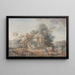 Le Petit Trianon Versailles - Louis-Nicolas van Blarenberghe — quadro incorniciato alla parete
