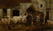 Gruppo di buoi nel cortile della fattoria - Louis-Robert Carrier-Belleuse — vista dell’opera