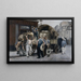 Porteurs de farine, scena parigina - Louis-Robert Carrier-Belleuse — quadro incorniciato alla parete