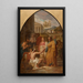 Saint Pierre guérissant un boiteux à la porte du Temple de Jérusalem - Louis-Vincent-Léon Pallière — quadro incorniciato alla parete