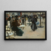 Scène di strada detta anche Terrazza di un caffè - Louis Abel-Truchet — quadro incorniciato alla parete