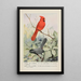 Glory le cardinal Kitty le moqueur chat - Louis Agassiz Fuertes — quadro incorniciato alla parete