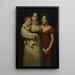 Le Tre Sorelle - Louis André Gabriel Bouchet — quadro incorniciato alla parete